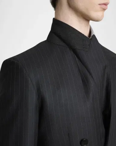 Givenchy Men's Double-Breasted Pinstripe Sport Coat | Thumbnail 6