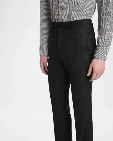 Givenchy Men's Classic-Fit Pinstripe Formal Trousers | Thumbnail 3 Givenchy Men's Classic-Fit Pinstripe Formal Trousers | Thumbnail 3