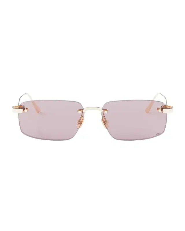 Dior C S4U Rimless Square Sunglasses