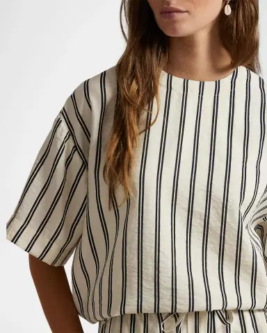 Polo Ralph Lauren Striped Silk-Blend Short-Sleeve Shirt | Thumbnail 5 Polo Ralph Lauren Striped Silk-Blend Short-Sleeve Shirt | Thumbnail 5
