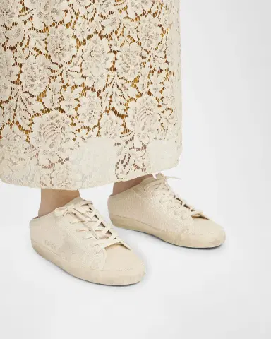 Golden Goose Super-Star Sabot Beaded Suede Slide Sneakers | Thumbnail 2 Golden Goose Super-Star Sabot Beaded Suede Slide Sneakers | Thumbnail 2