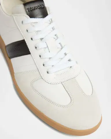 Tom Ford Men's Archer Suede and Leather Low-Top Sneakers | Thumbnail 5 Tom Ford Men's Archer Suede and Leather Low-Top Sneakers | Thumbnail 5