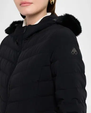 Moose Knuckles Andesite Down Parka with Removable Hood & Shearling Trim | Thumbnail 5 Moose Knuckles Andesite Down Parka with Removable Hood & Shearling Trim | Thumbnail 5