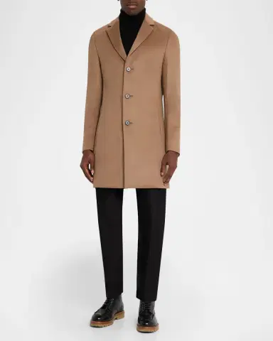 Reiss Men's Wool-Blend Gable Topcoat | Thumbnail 2 Reiss Men's Wool-Blend Gable Topcoat | Thumbnail 2