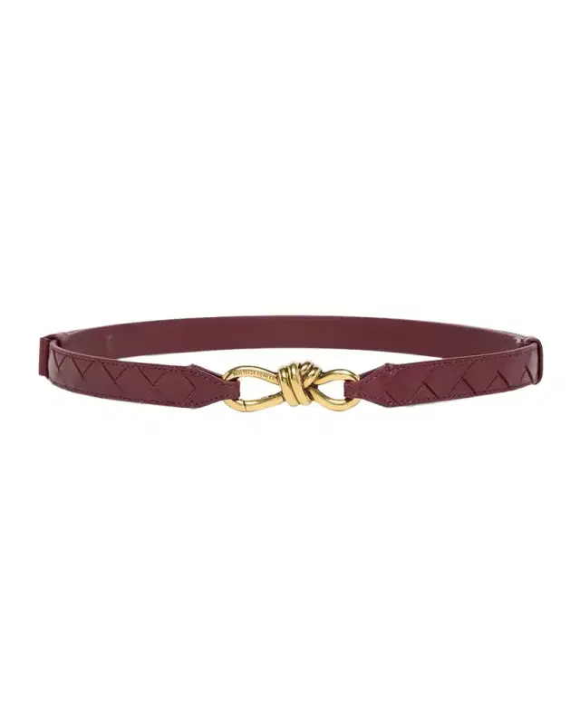 Bottega Veneta Andiamo Intrecciato Leather Belt