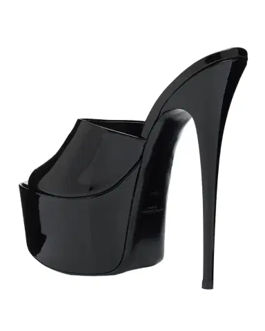 Saint Laurent 110mm Kika Patent Leather Platform Mules | Thumbnail 1