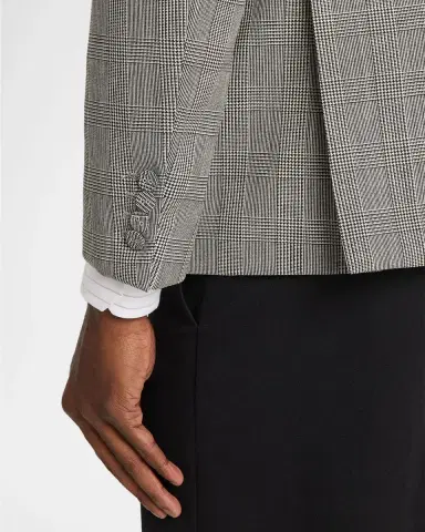 Thom Browne Men's Fit 1 Single-Breasted Prince of Wales Sport Coat | Thumbnail 7