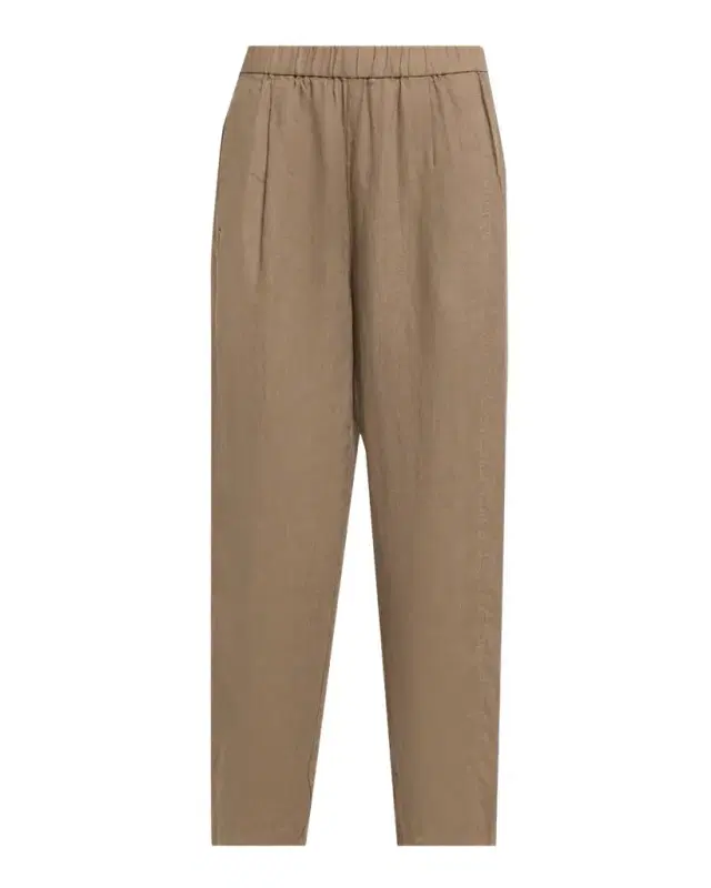 Eileen Fisher Cropped Organic Linen Lantern Pants