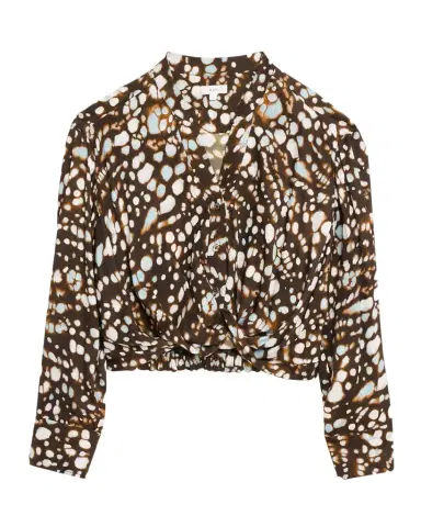 A.L.C. Luca Twist-Hem Cropped Top | Thumbnail 1 A.L.C. Luca Twist-Hem Cropped Top | Thumbnail 1