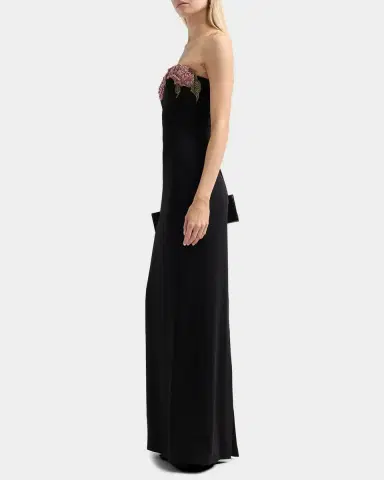 Atelier Prabal Gurung Blanca Embellished Rose Strapless Gown | Thumbnail 5 Atelier Prabal Gurung Blanca Embellished Rose Strapless Gown | Thumbnail 5