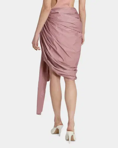 Chloé Technical Satin Mid-Length Wrap Skirt | Thumbnail 2 Chloé Technical Satin Mid-Length Wrap Skirt | Thumbnail 2