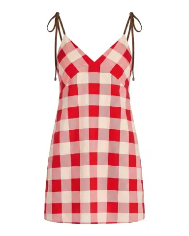 SEROYA Shantie Gingham Mini Dress | Thumbnail 1 SEROYA Shantie Gingham Mini Dress | Thumbnail 1
