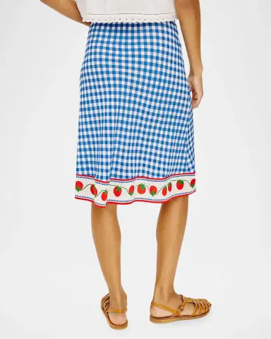 Rails x Giadzy Grazia Gingham Tomato Skirt | Thumbnail 3 Rails x Giadzy Grazia Gingham Tomato Skirt | Thumbnail 3