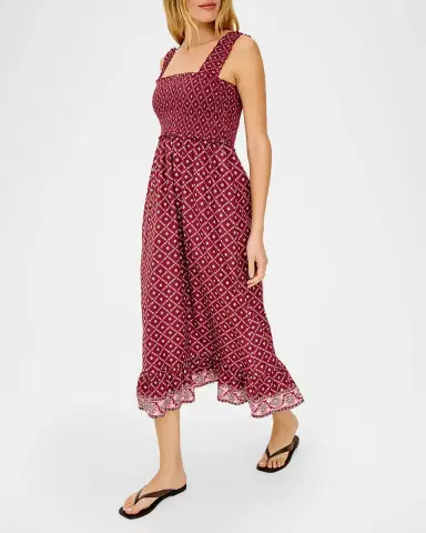 Rails Rumi Printed Cotton Midi Dress | Thumbnail 6 Rails Rumi Printed Cotton Midi Dress | Thumbnail 6