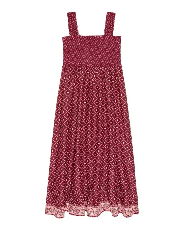 Rumi Printed Cotton Midi Dress