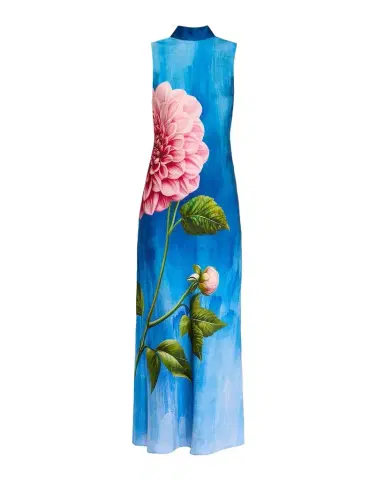Elie Tahari The Sonja Garden Ombré Floral-Print Maxi Dress | Thumbnail 1 Elie Tahari The Sonja Garden Ombré Floral-Print Maxi Dress | Thumbnail 1