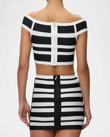 Hervé Léger The Spotlight Crop Top | Thumbnail 3