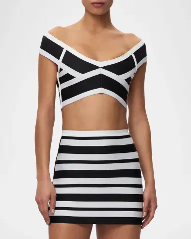 Hervé Léger The Spotlight Crop Top | Thumbnail 4