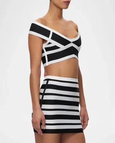 Hervé Léger The Spotlight Crop Top | Thumbnail 6