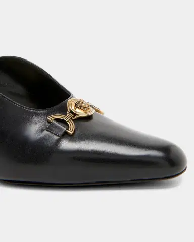 Versace 90mm La Medusa Leather Slingback Pumps | Thumbnail 2