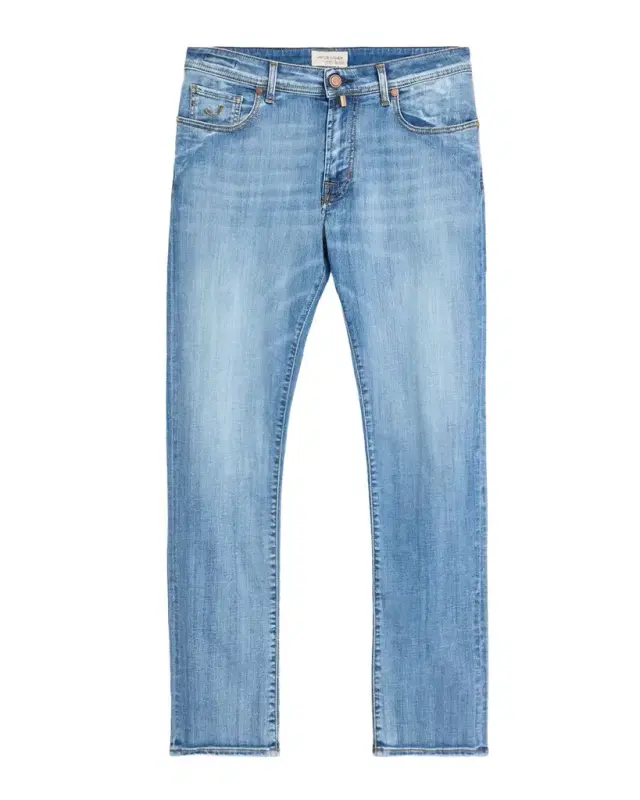 Jacob Cohen Men 's Slim Stretch Faded Light-Wash Denim Jeans