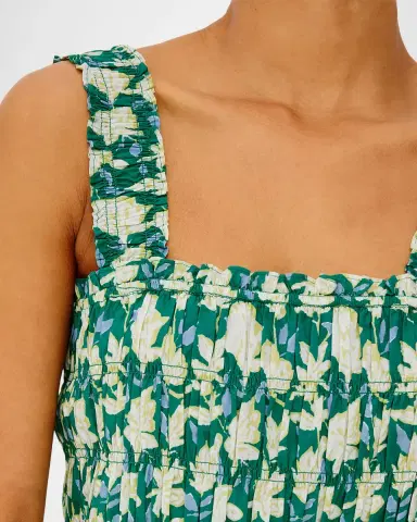 RAILS Quinn Floral Smocked Crop Top | Thumbnail 5 RAILS Quinn Floral Smocked Crop Top | Thumbnail 5