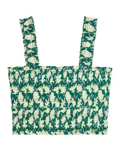 RAILS Quinn Floral Smocked Crop Top | Thumbnail 1 RAILS Quinn Floral Smocked Crop Top | Thumbnail 1