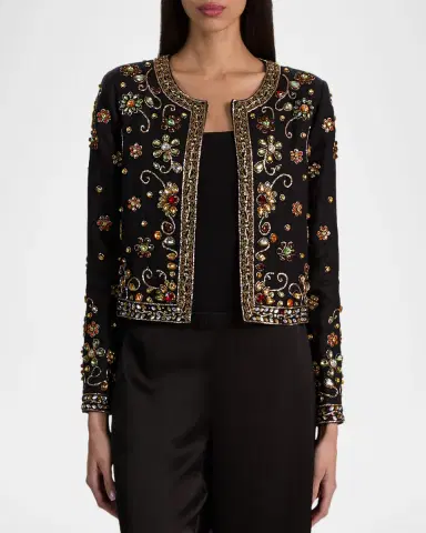 ALICE + OLIVIA Kidman Embellished Jacket | Thumbnail 4