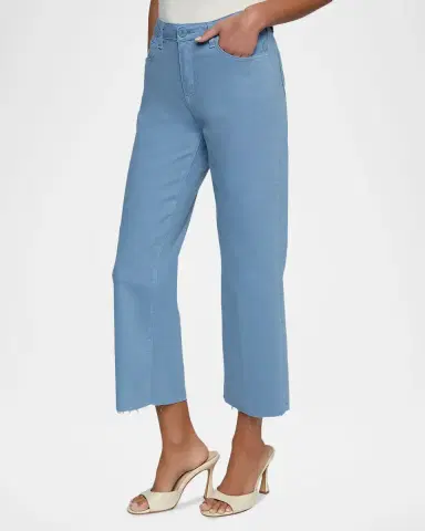 L'Agence Wanda High-Rise Cropped Wide Jeans | Thumbnail 5