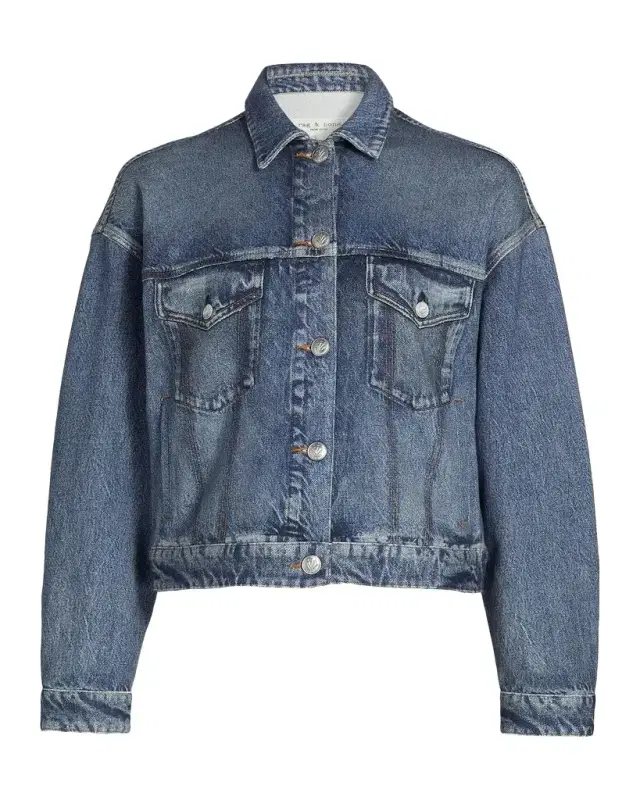 Rag & Bone rb Miramar Terry Trucker Jacket