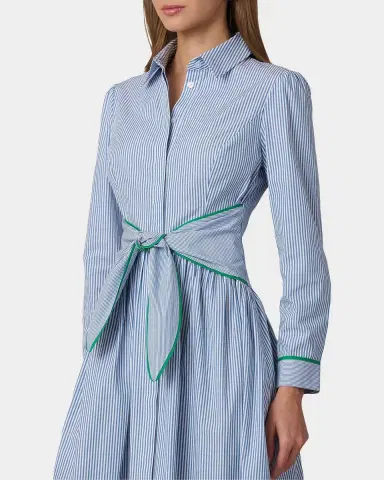 Shoshanna Clarice Cotton Midi-Shirtdress | Thumbnail 4