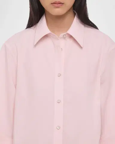 Helmut Lang Cropped Poplin Trench Shirt | Thumbnail 5 Helmut Lang Cropped Poplin Trench Shirt | Thumbnail 5