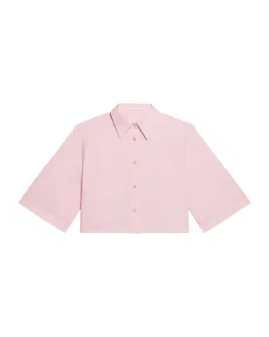 Helmut Lang Cropped Poplin Trench Shirt | Thumbnail 1 Helmut Lang Cropped Poplin Trench Shirt | Thumbnail 1