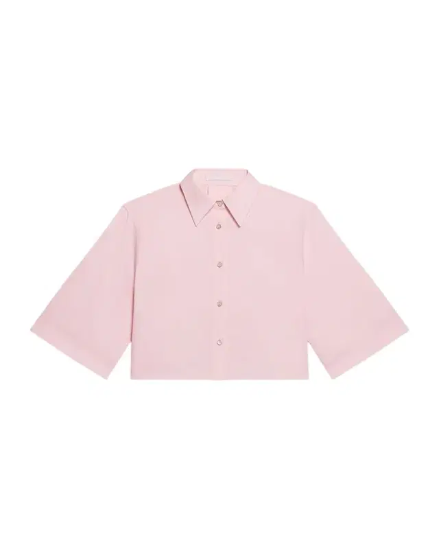 Helmut Lang Cropped Poplin Trench Shirt