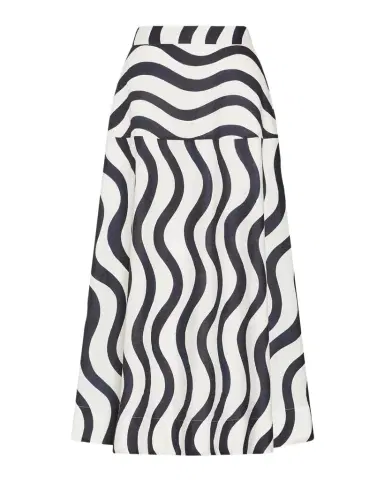 Milly lona Printed Midi Skirt | Thumbnail 1 Milly lona Printed Midi Skirt | Thumbnail 1