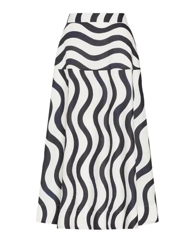 lona Printed Midi Skirt
