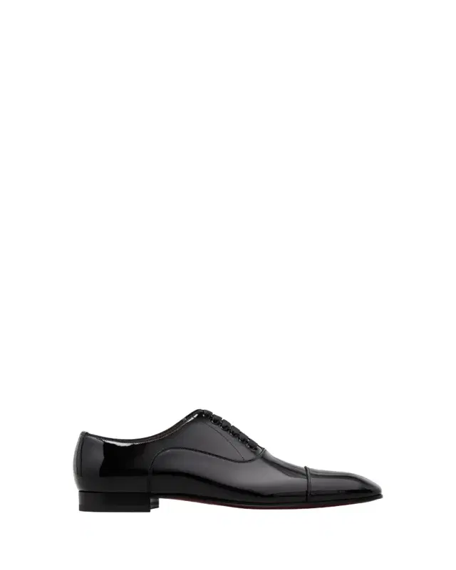 Christian Louboutin Greggo Men's Lace-Up Leather Dress Shoes