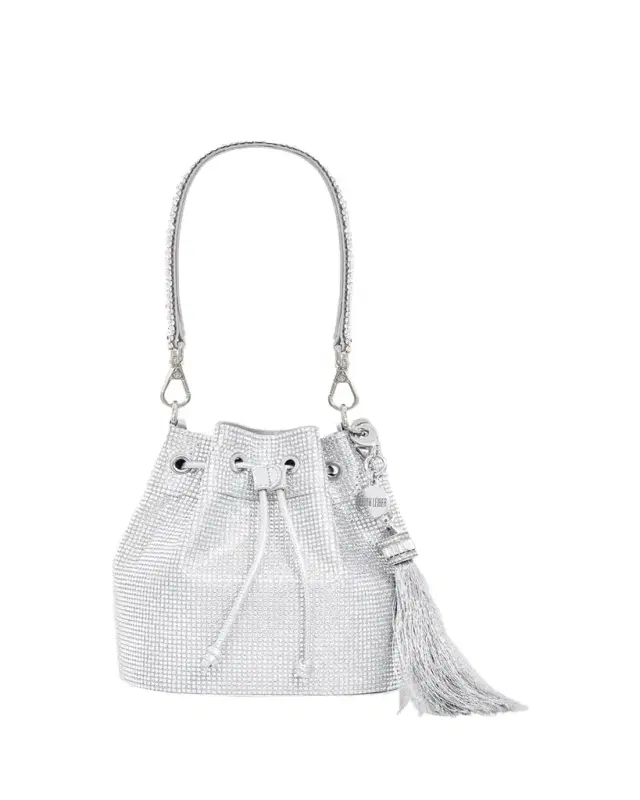 Judith Leiber Couture Piper Medium Crystal Bucket Bag
