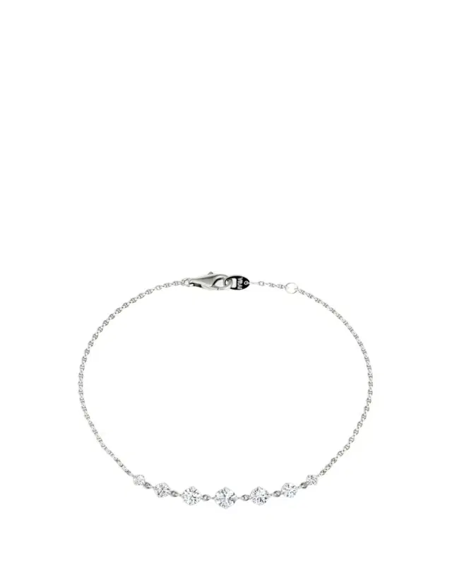 VRAI Linked 14K White Gold Lab Grown Diamond Tennis Bracelet, 0.85tcw