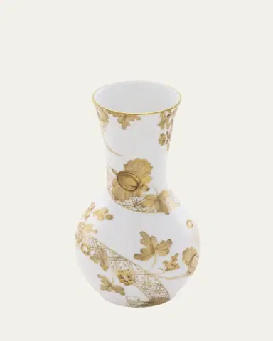 Ginori 1735 Oriente Italiano Aurum Tulipano Vase, 8" | Thumbnail 2