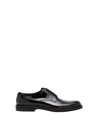 Dolce & Gabbana Men's Patent Leather Derby Shoes | Thumbnail 1