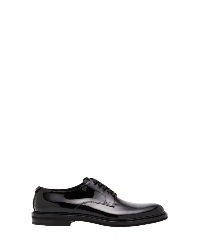 Dolce & Gabbana Men's Patent Leather Derby Shoes