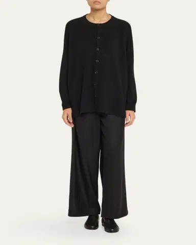 Eskandar Slim-Sleeve Cashmere Cardigan | Thumbnail 2