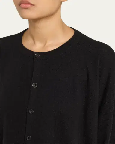 Eskandar Slim-Sleeve Cashmere Cardigan | Thumbnail 5
