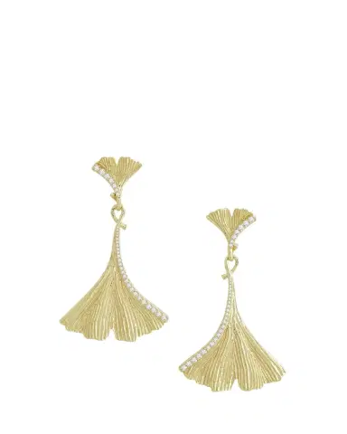 Anabel Aram Jewelry Ginkgo Large Drop Earrings | Thumbnail 1