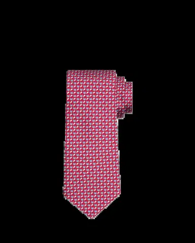 Ferragamo Men's Fox Face and Tail Silk Tie | Thumbnail 2 Ferragamo Men's Fox Face and Tail Silk Tie | Thumbnail 2