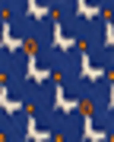 Ferragamo Men's Gancio Sea Lion-Print Tie | Thumbnail 3