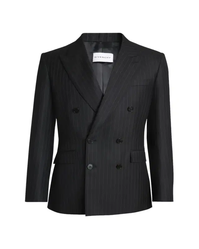 Givenchy Men's Double-Breasted Pinstripe Sport Coat