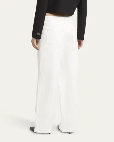 Giorgio Armani Wide Leg Stretch-Cotton Jeans | Thumbnail 3 Giorgio Armani Wide Leg Stretch-Cotton Jeans | Thumbnail 3