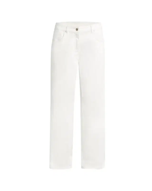 Giorgio Armani Wide Leg Stretch-Cotton Jeans